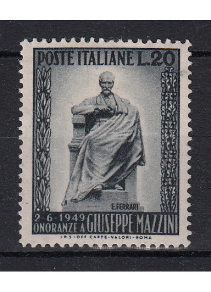 1949 Inaugurazione del Monumento a Giuseppe Mazzini Perfetto non Linguellato 1 Val Sassone 604